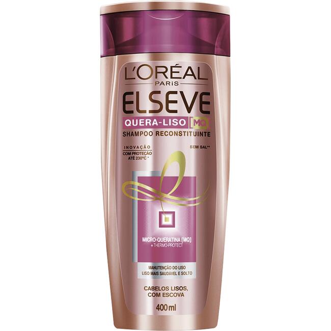 Shampoo Elseve Quera Liso 400ml