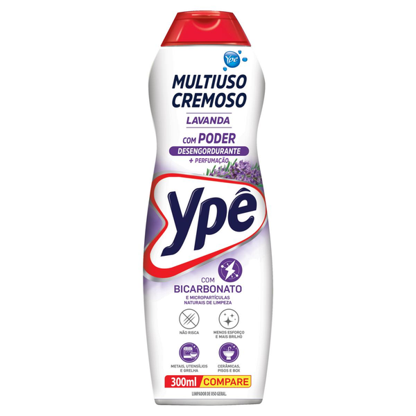 Saponáceo Ypê Multiuso Cremoso Lavanda 300ml