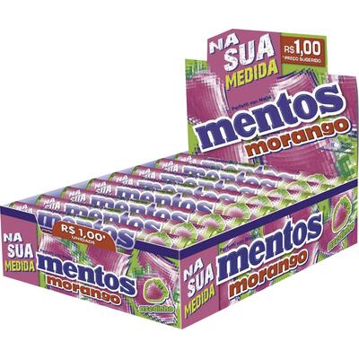 Drops Mentos Morango 16 un
