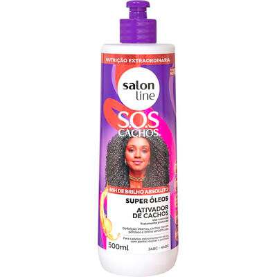 Creme Ativador de Cachos Salon Line Super Óleos 500ml