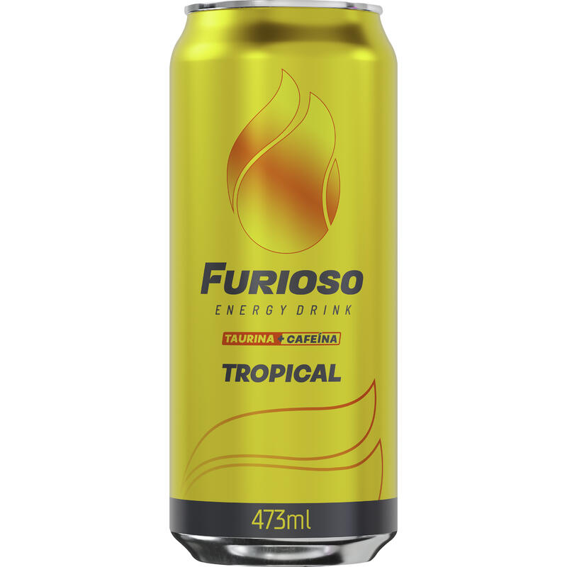 Bebida Energética Furioso 473ml - Tropical - Lata