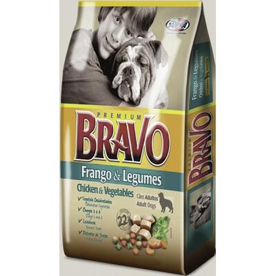 Ração para Cães Bravo Frango Legumes Raças pequenas 8kg