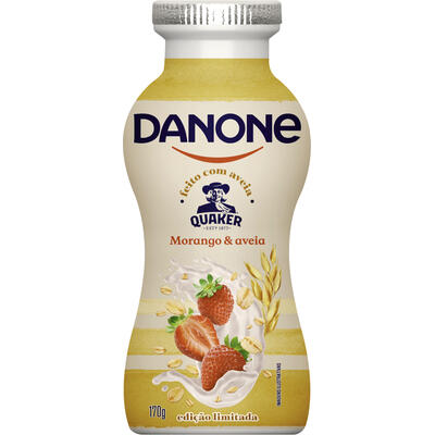 Iogurte DANONE Quaker Morango & Aveia 170g