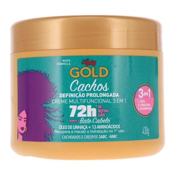 Creme de Tratamento Niely Gold 430g - Cachos