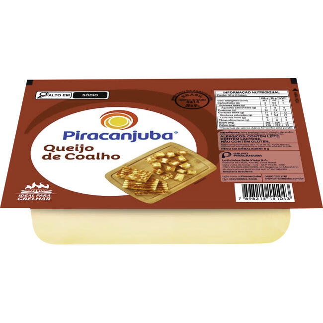 Queijo de Coalho Piracanjuba Preço por quilo na peça