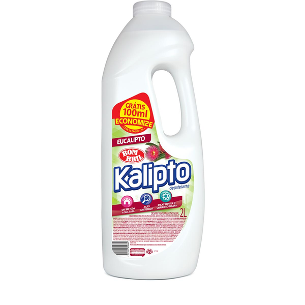 Desinfetante Kalipto Eucalipto Leve 2l Pague 1.9l