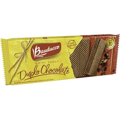 Biscoito Wafer Bauducco Duplo chocolate 78g