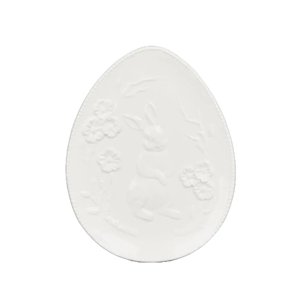 Prato Raso Blanc Cerâmica 17x22cm - A\CASA