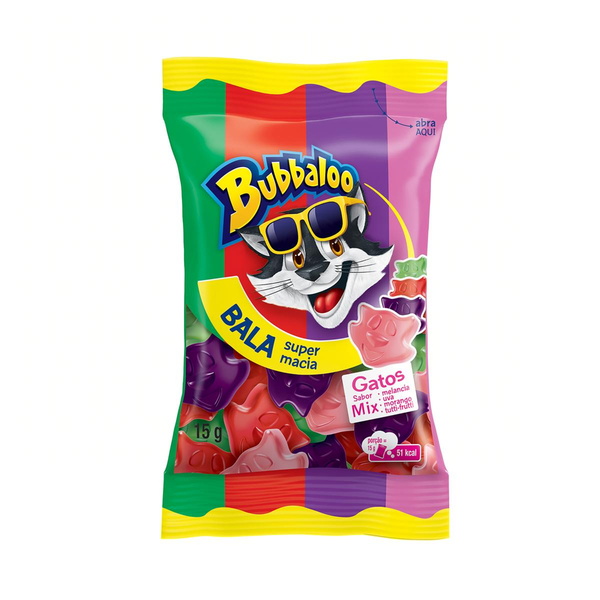 Bala Bubbaloo 15g - Mix