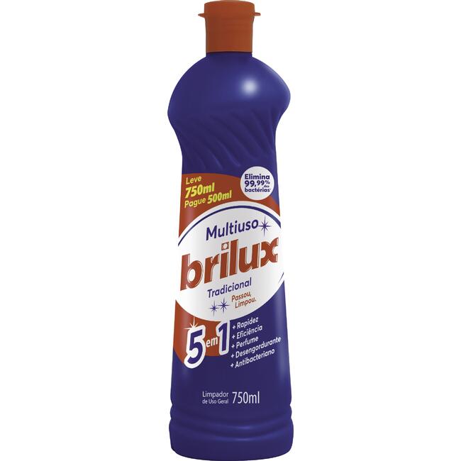 Limpador Brilux Multi-Uso Leve 750ml Pague 500ml