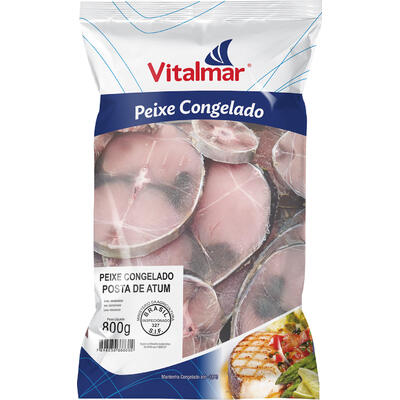 Atum em Postas Vitalmar Congelado 800g
