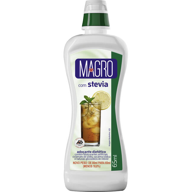 Adoçante Líquido Magro Stevia 65ml