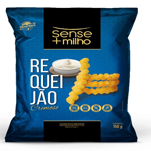 Salgadinho Sense Mais Milho Requeijão Cremoso 150g