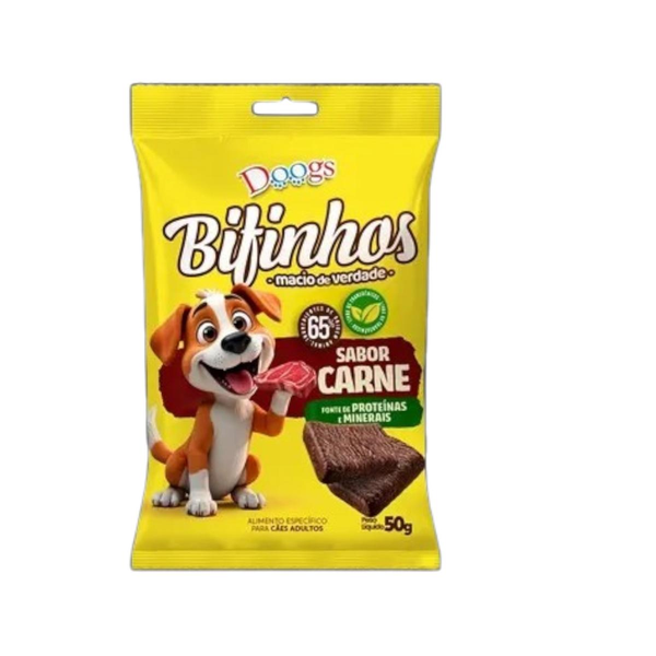 Bifinho Doogs 50g - Carne