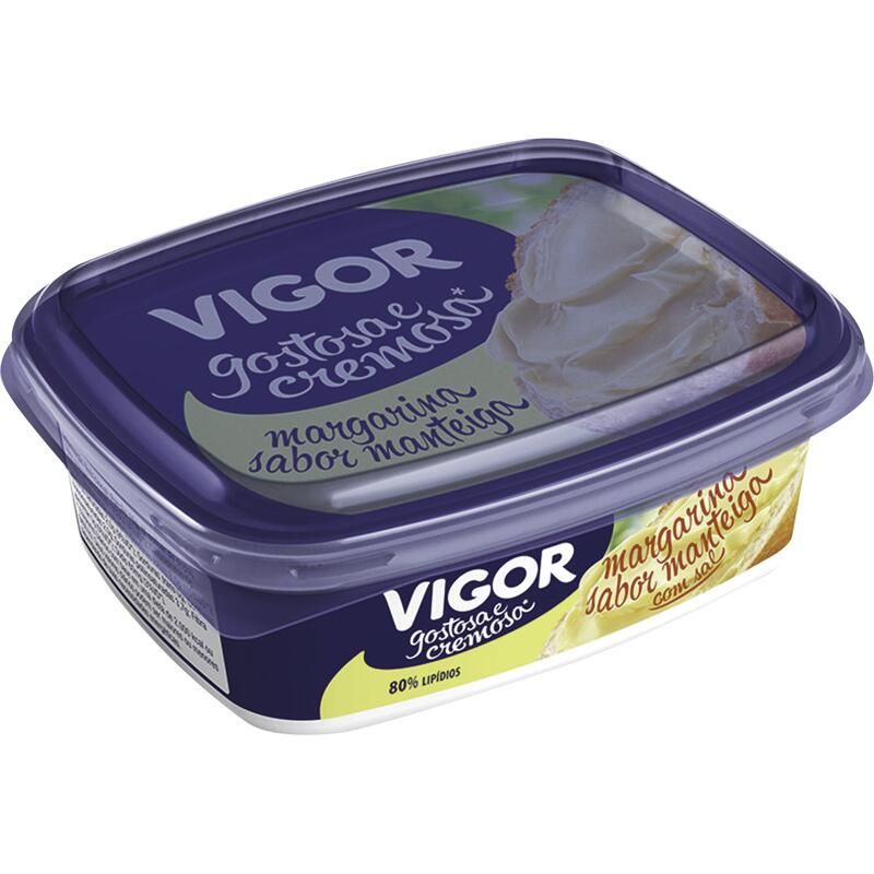Margarina Vigor 80% Lipídios Com sal 250g