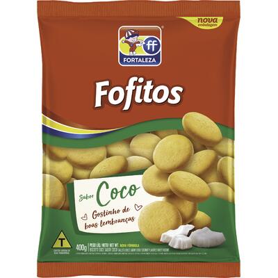 Biscoito Fortaleza Fofitos Coco 400g