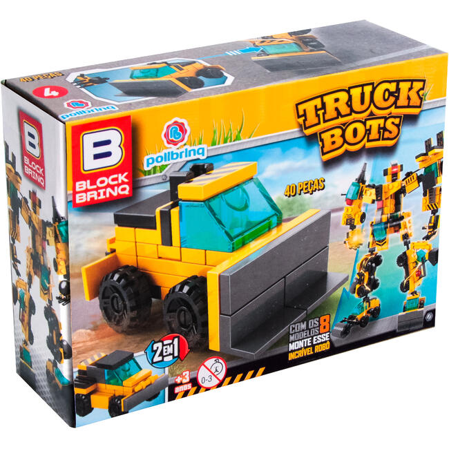 Blocos Polibrinq Truck Bots un