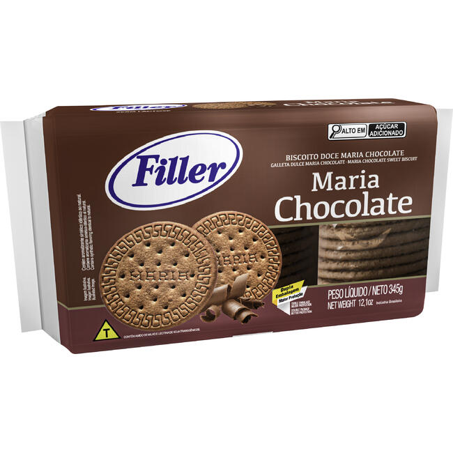 Biscoito Filler Maria Chocolate 345g