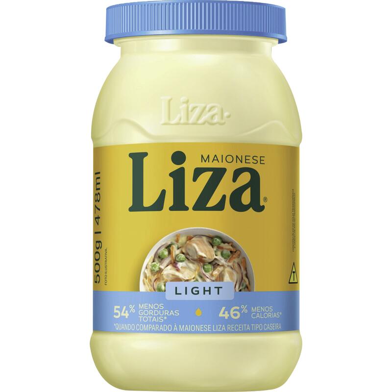 Maionese Liza Light 500g
