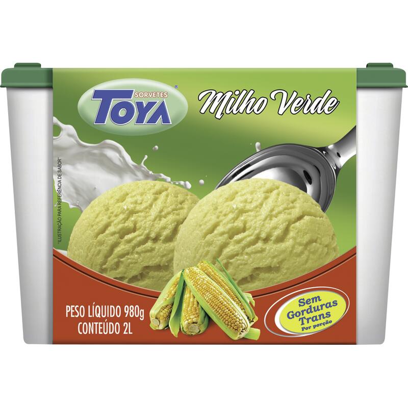 Sorvete Toya Milho Verde 2L