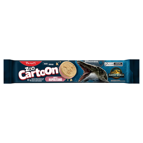 Biscoito Recheado Cartoon 85g - Napolitano