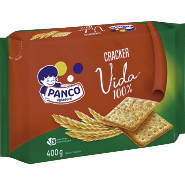 Biscoito Cracker Panco Vida 100% 400g