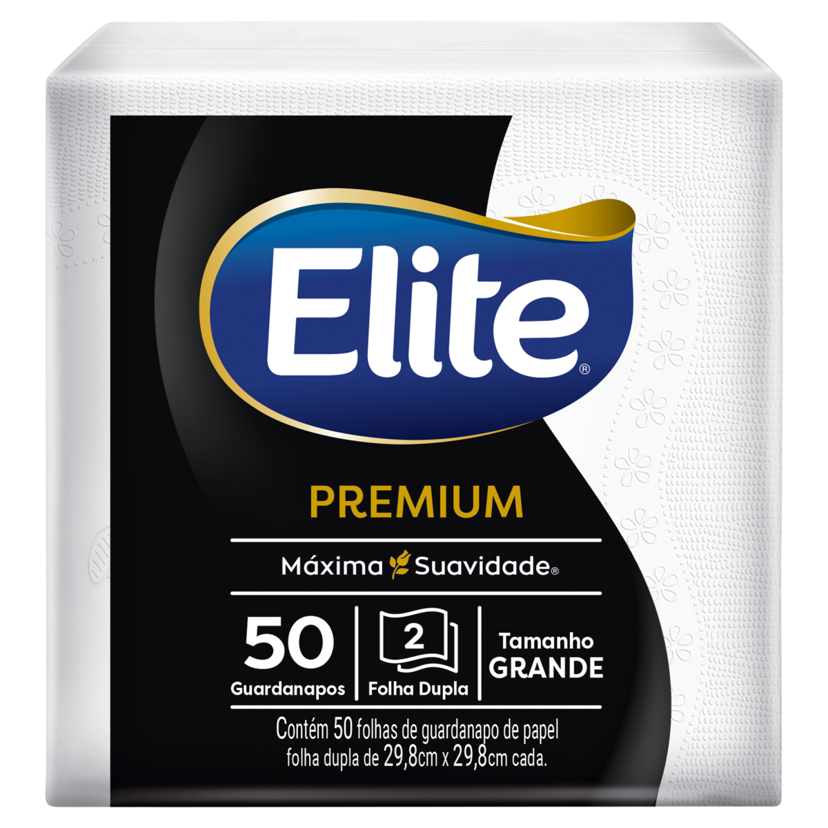 Guardanapos de Papel Elite 33.5x33.5 cm com 50un