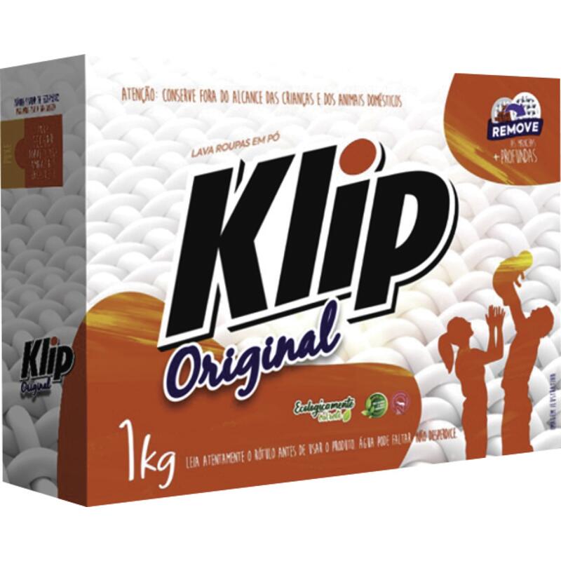 Lava Roupas em Pó Klip Original 1kg