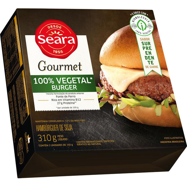 Hambúrguer de Soja Seara Incrível Burger 310g
