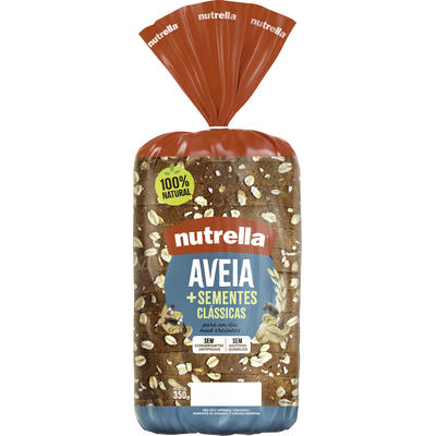 Pão NUTRELLA Aveia + Sementes Clássicas 350g