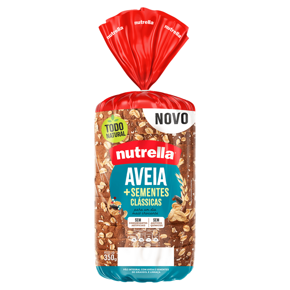 Pão NUTRELLA Aveia + Sementes Clássicas 350g