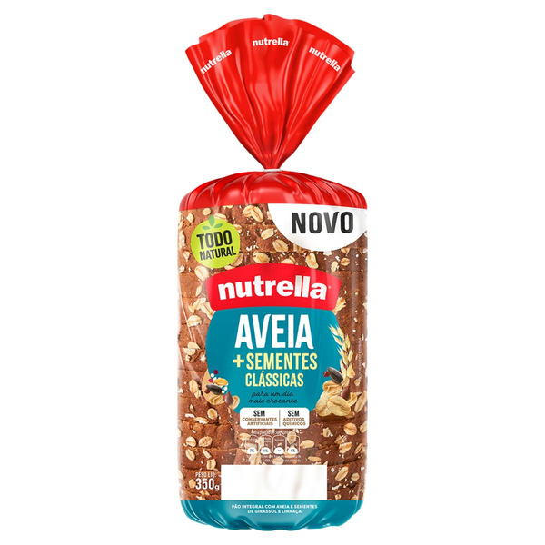 Pão NUTRELLA Aveia + Sementes Clássicas 350g