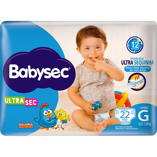 Fralda Descartável Babysec Ultra G 22un