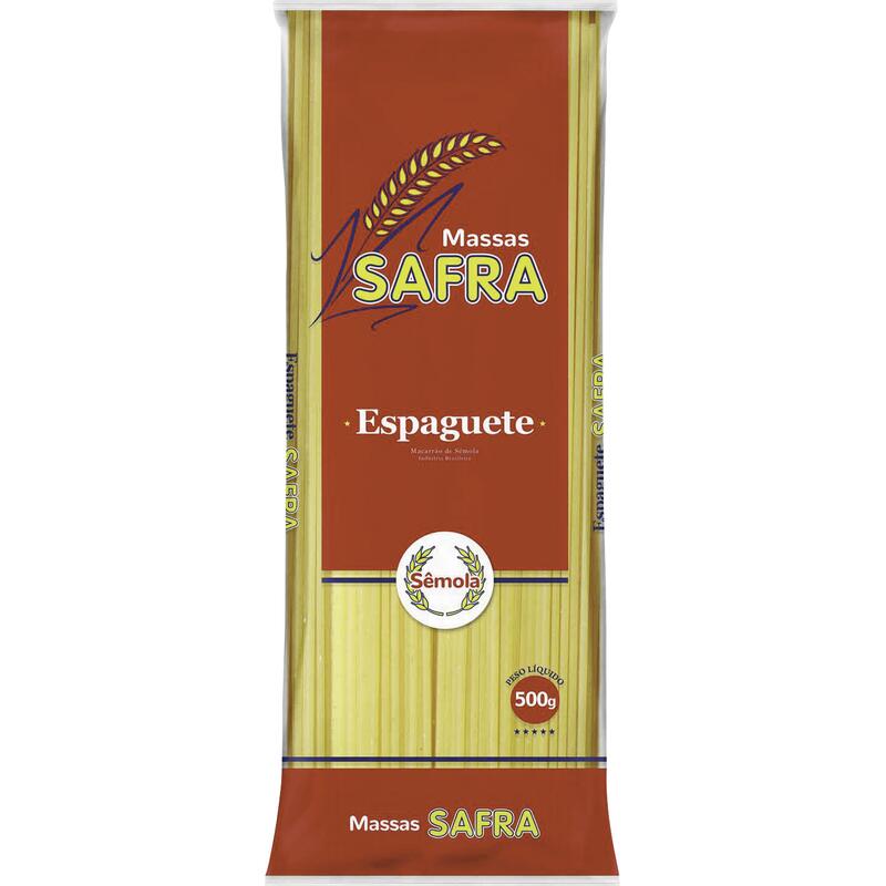 Macarrão de Sêmola Safra Espaguete 500g