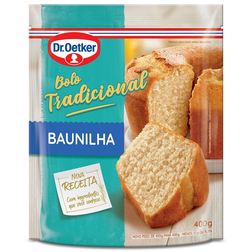 Mistura para Bolo DR OETKER Baunilha 400g
