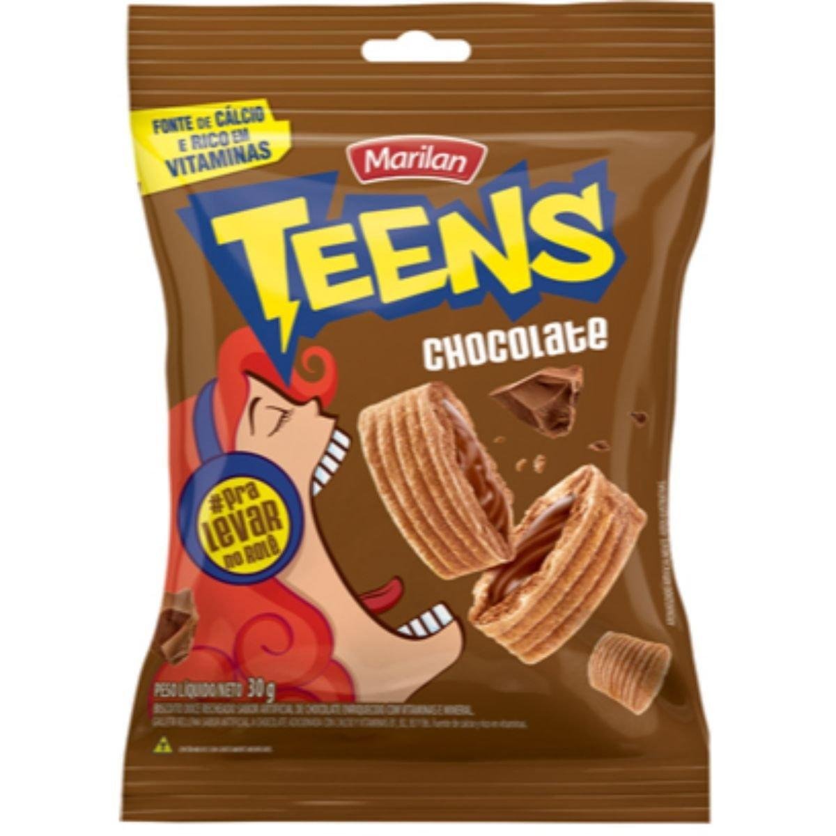 Biscoito Teens Snack Chocolate 30g