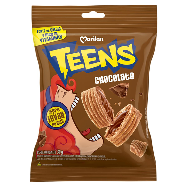 Biscoito Teens Snack Chocolate 30g