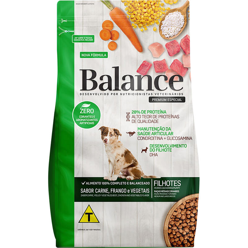 Alimento para Cães Balance Filhotes Mix 2,7kg