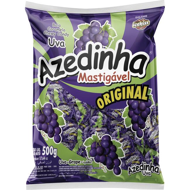 Bala Icekiss Azedinha Uva 500g