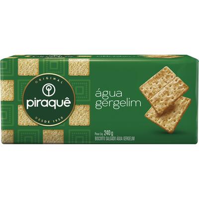 Biscoito Piraquê Água e Gergelim 240g