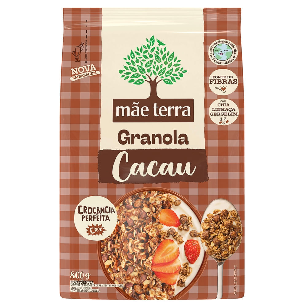 Granola MÃE TERRA Cacau Nibs 800g
