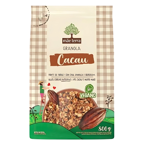 Granola MÃE TERRA Cacau Nibs 800g