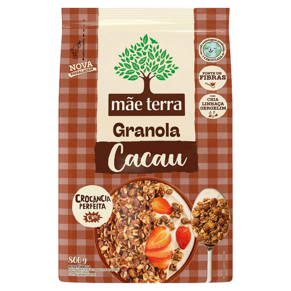 Granola MÃE TERRA Cacau Nibs 800g