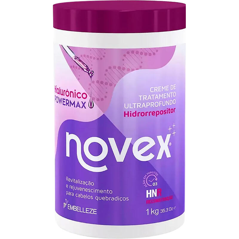 Creme de Tratamento para Cabelo Novex Hialurônico 1kg