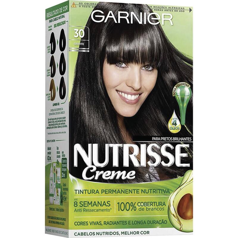 Tintura para Cabelo Nutrisse Grafite 30 Kit