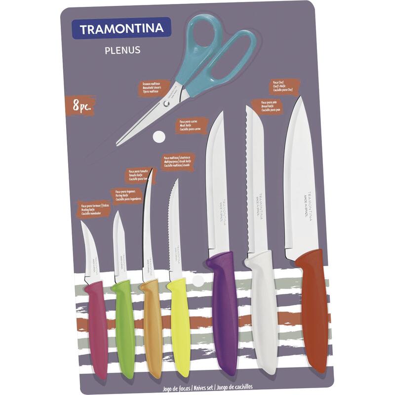 Jogo de Facas Tramontina Plenus 8 pçs