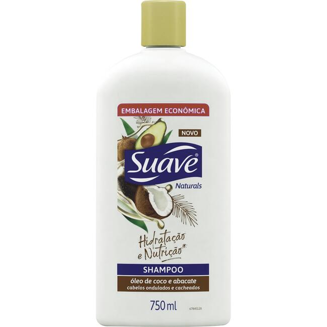 Shampoo Suave Óleo de Coco e Abacate 750ml