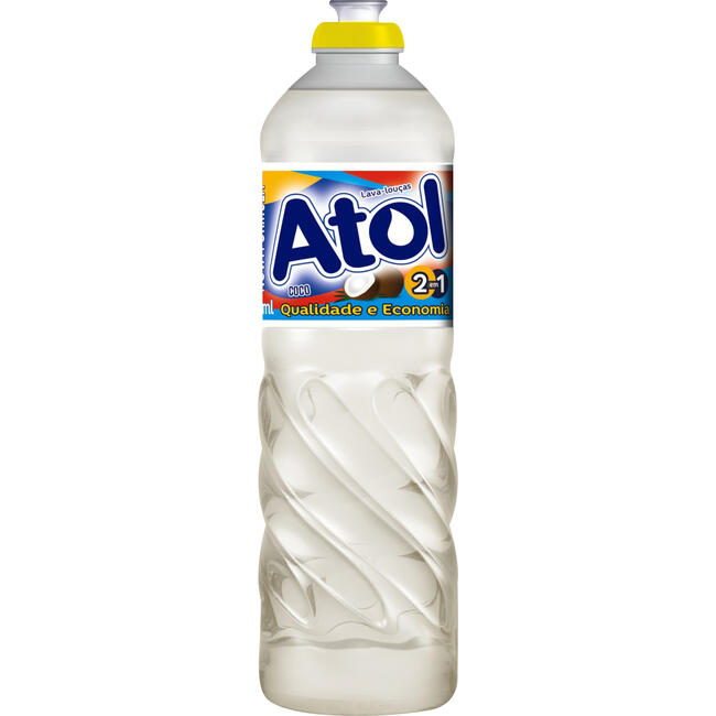 Detergente Líquido Atol Coco 500ml