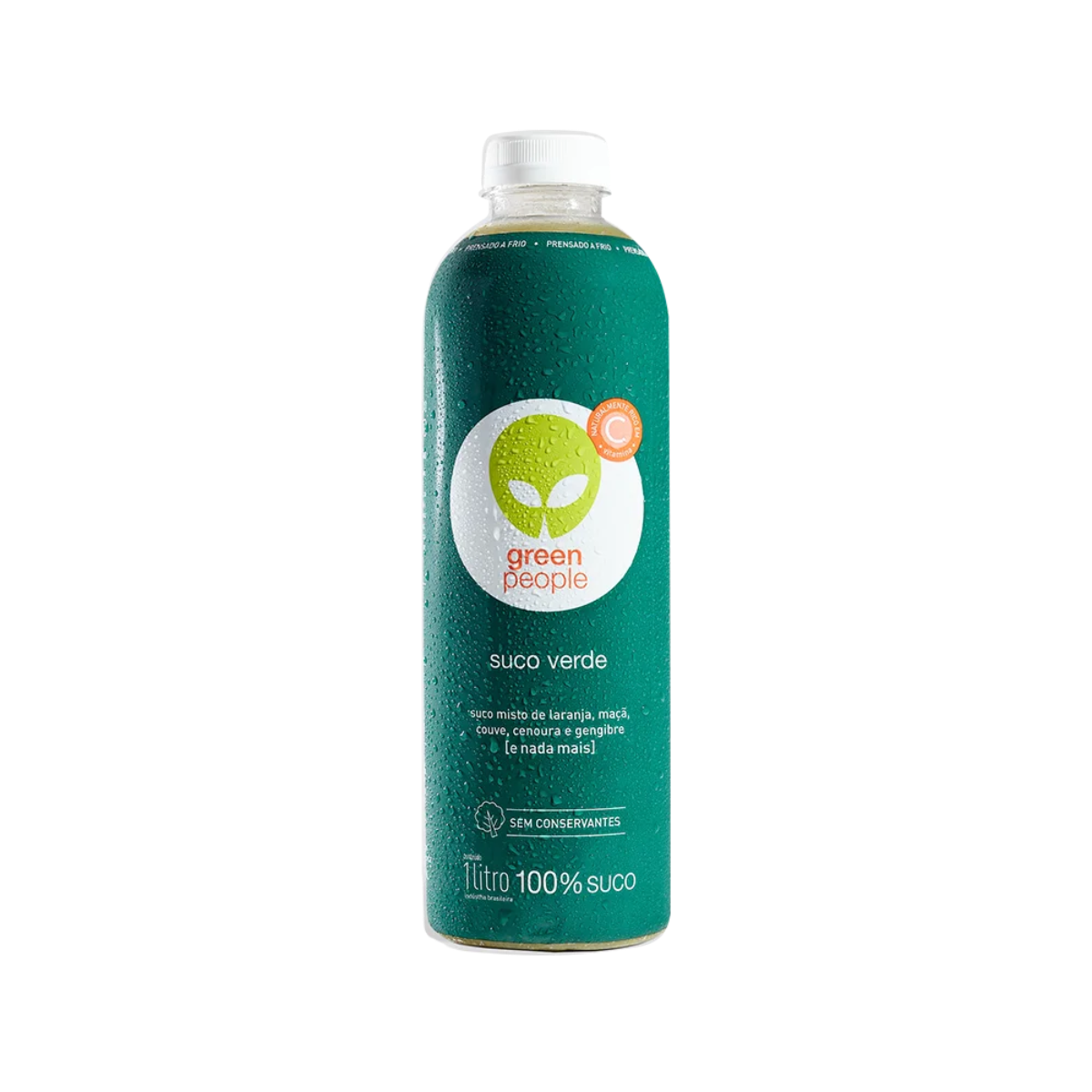 Suco Verde Prensado a Frio Greenpeople Garrafa 1L