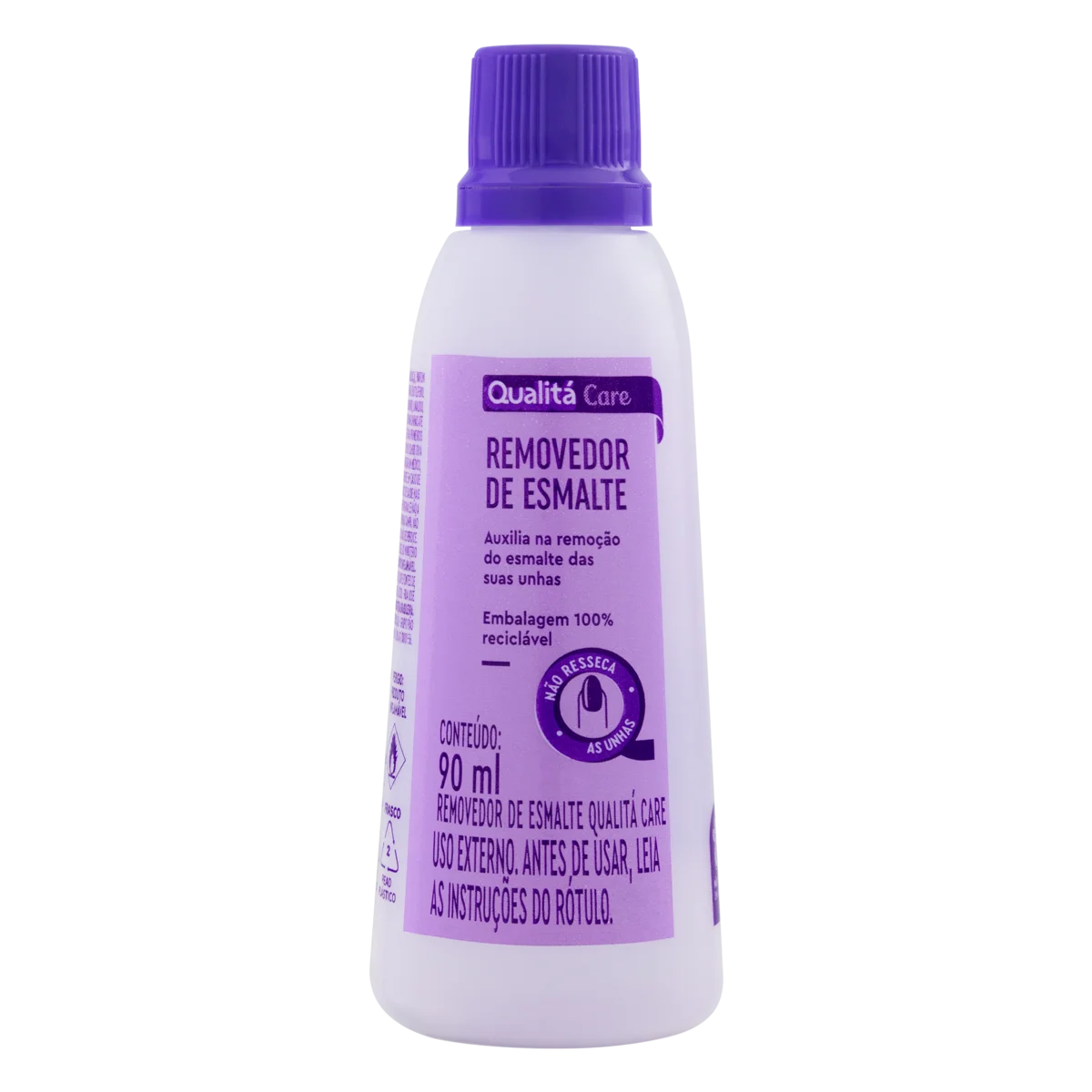 Removedor de Esmalte Qualitá Care Frasco 90ml